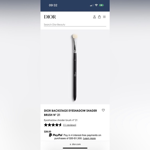 Dior Beauty Brush Set Travel Pouch NIB - Picture 9 of 12